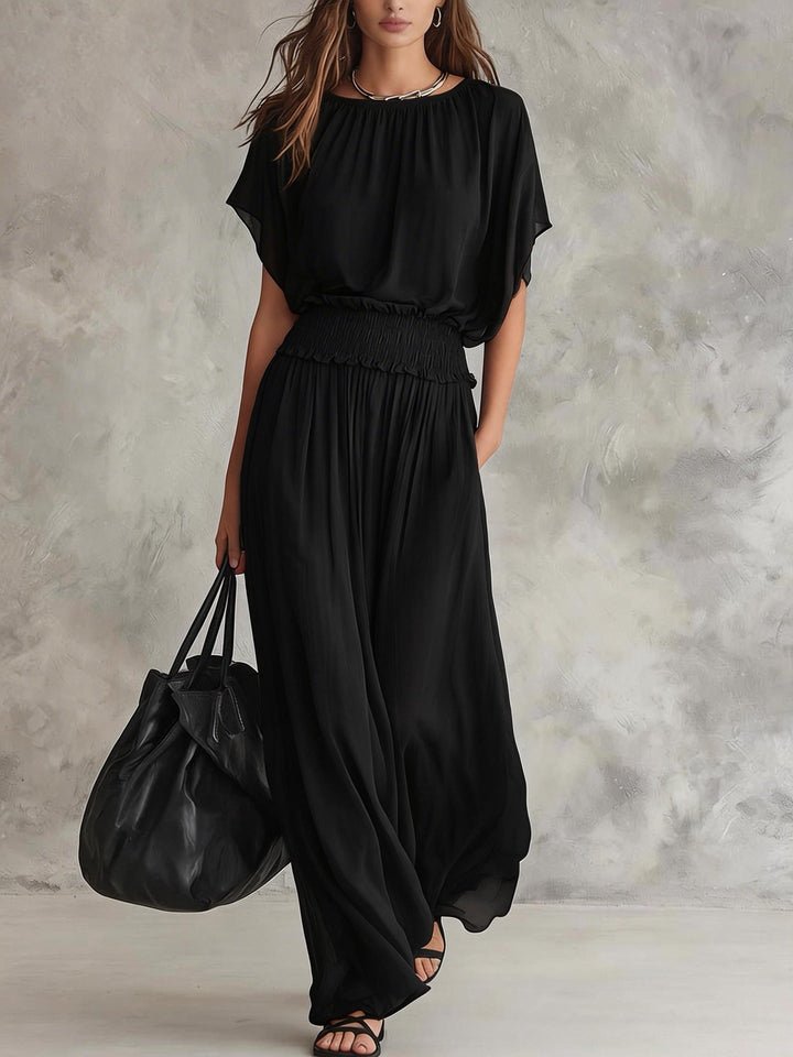 Romi | Draped Wide-Leg Set