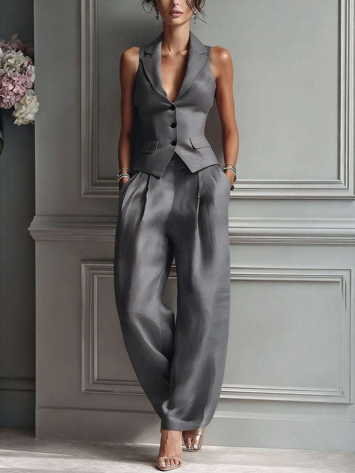 Serena™ – Elegant Tailored Two-Piece Set