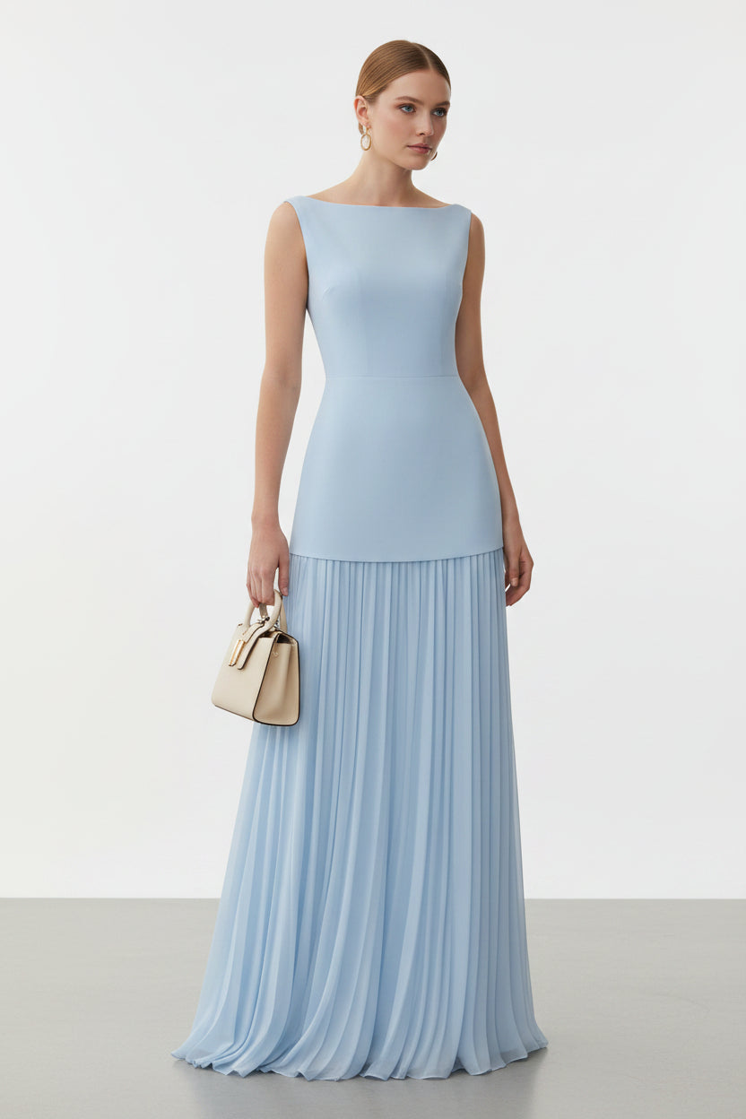 Serena | Pleated Maxi Dress Set