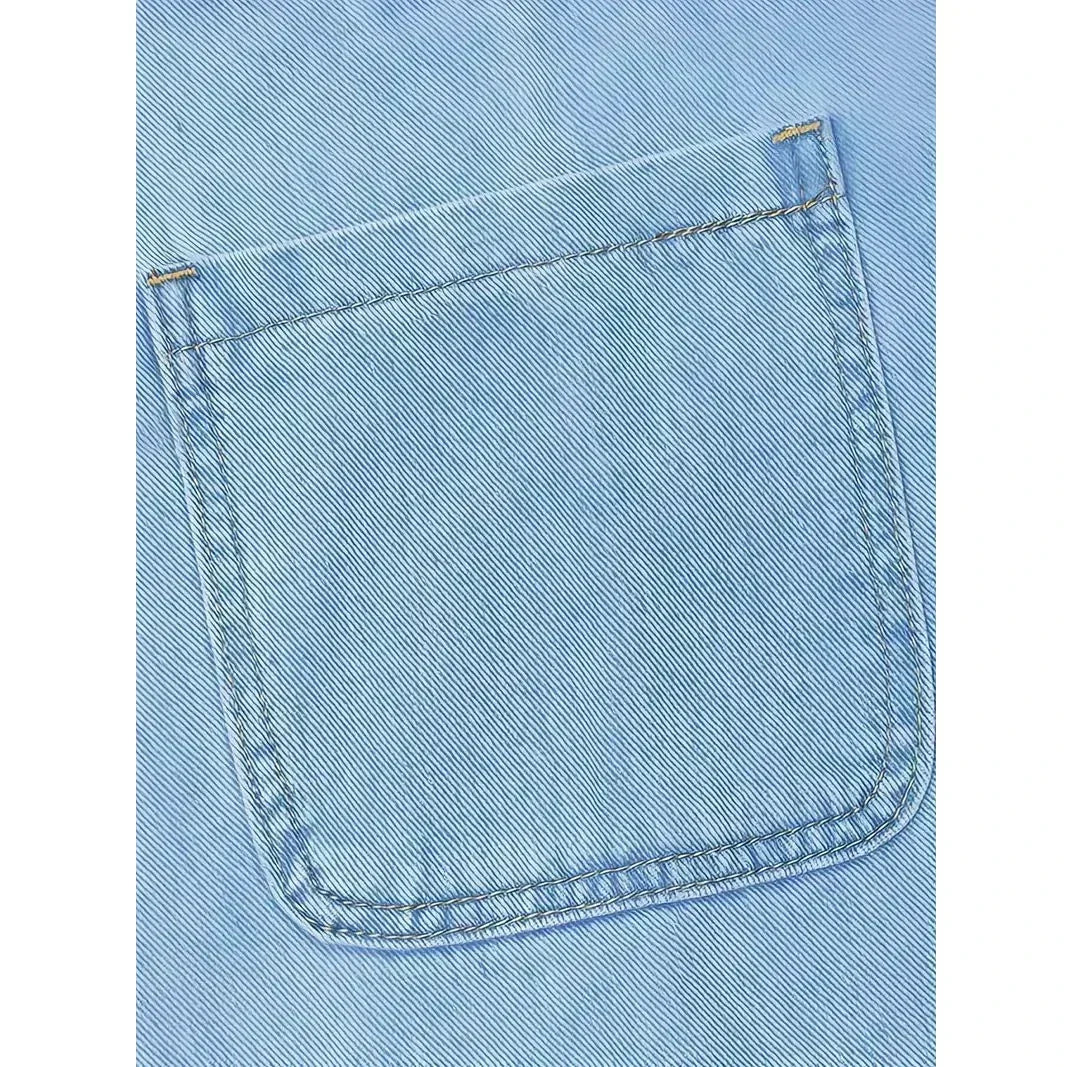 Emma Relaxed Denim-Look Dress
