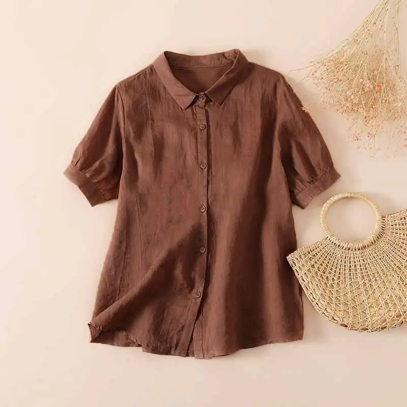 Pamela™ | Casual Button-Up Shirt