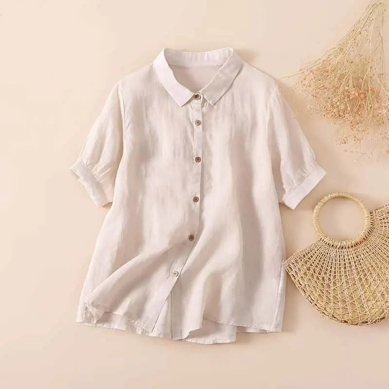 Pamela™ | Casual Button-Up Shirt