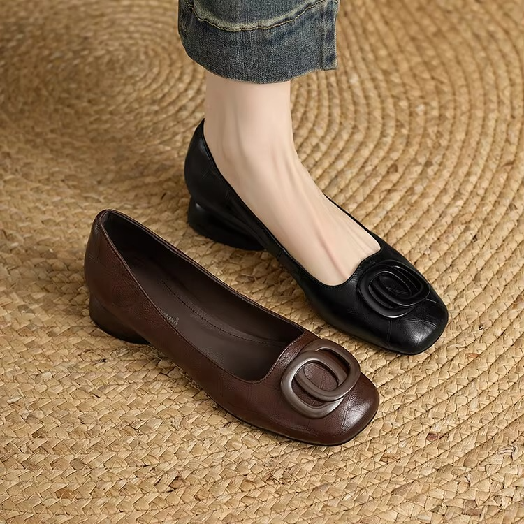 Sophia | Elegant Leather Flats