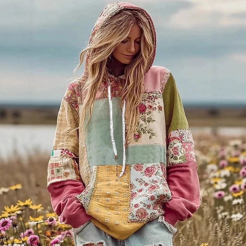 Grace | Women's Boho Knit Hoodie