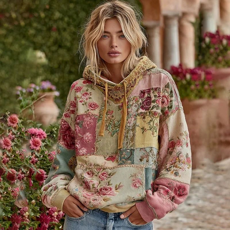 Grace | Women's Boho Knit Hoodie