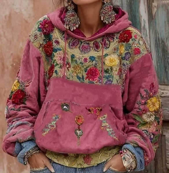 Grace | Women's Boho Knit Hoodie