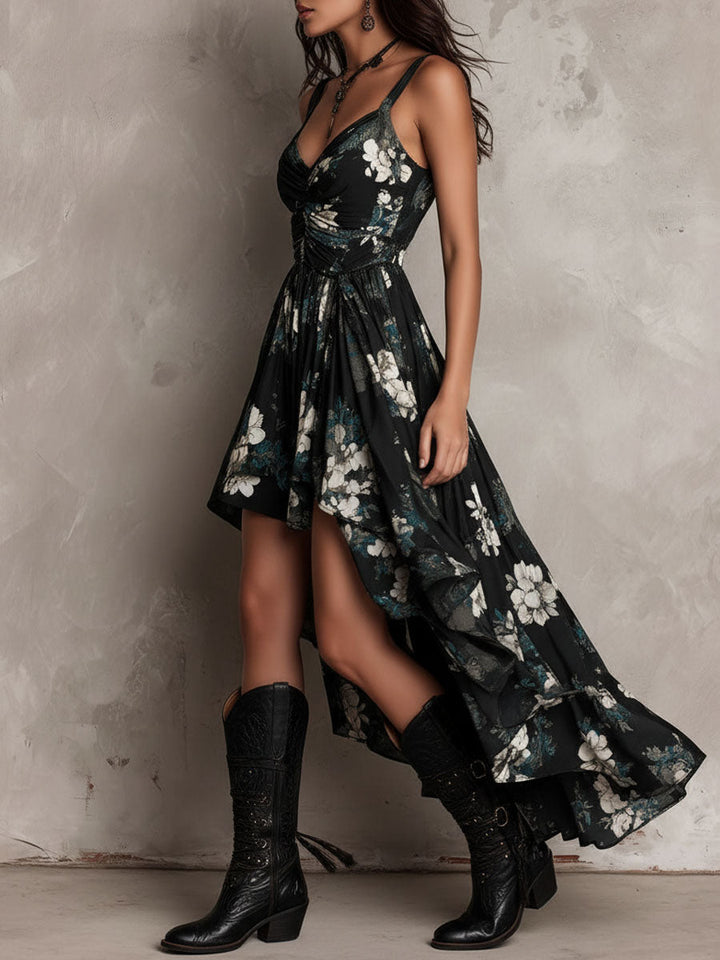 Bohème | Strapless Floral Maxi