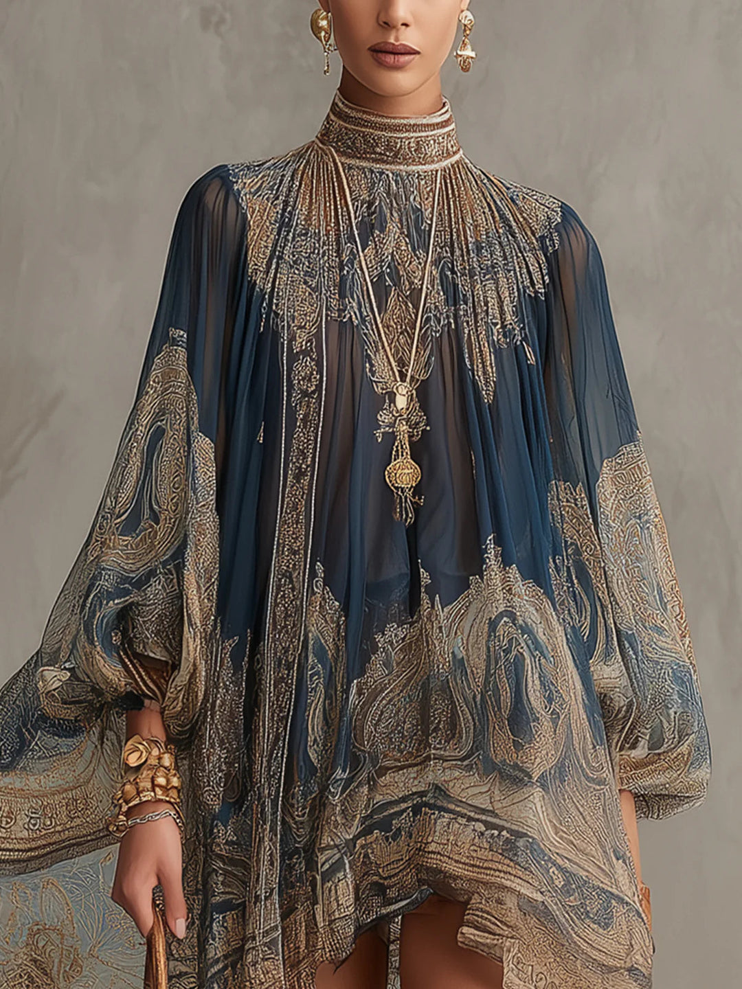Anna | Chiffon Mini Dress