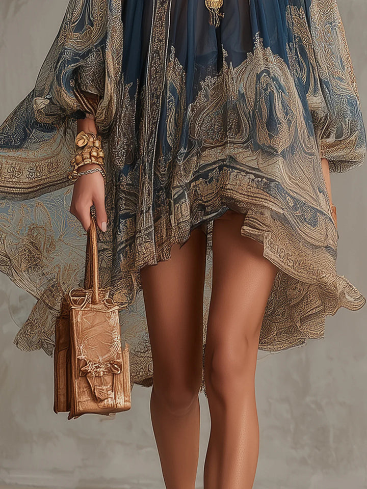 Anna | Chiffon Mini Dress