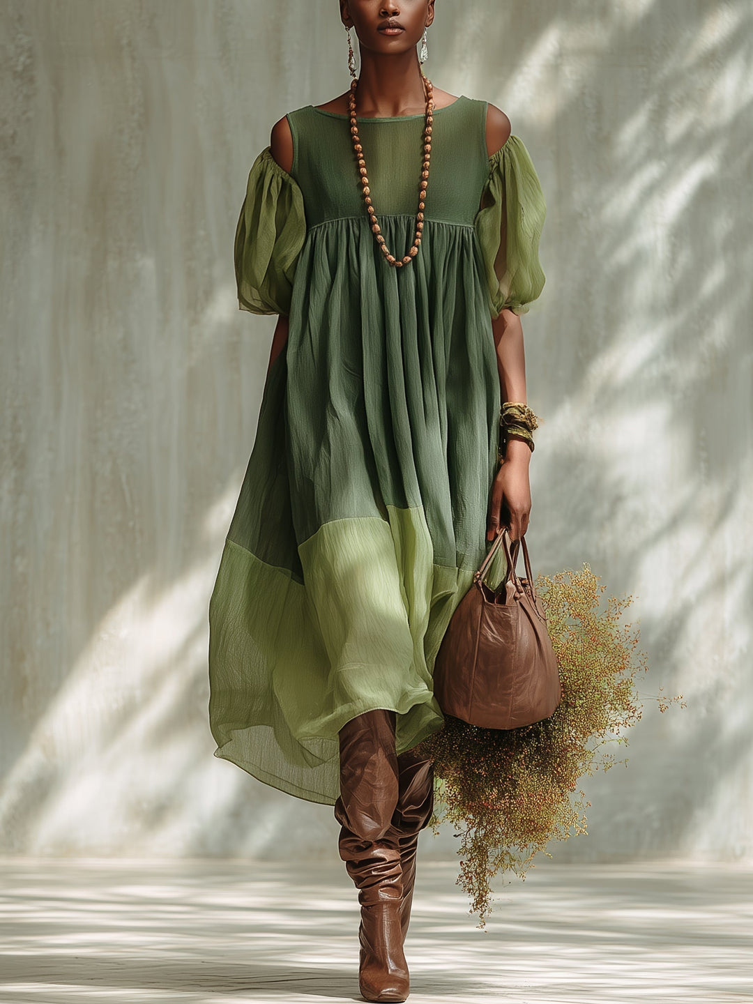 Jessica | Chiffon Off Shoulder Dress