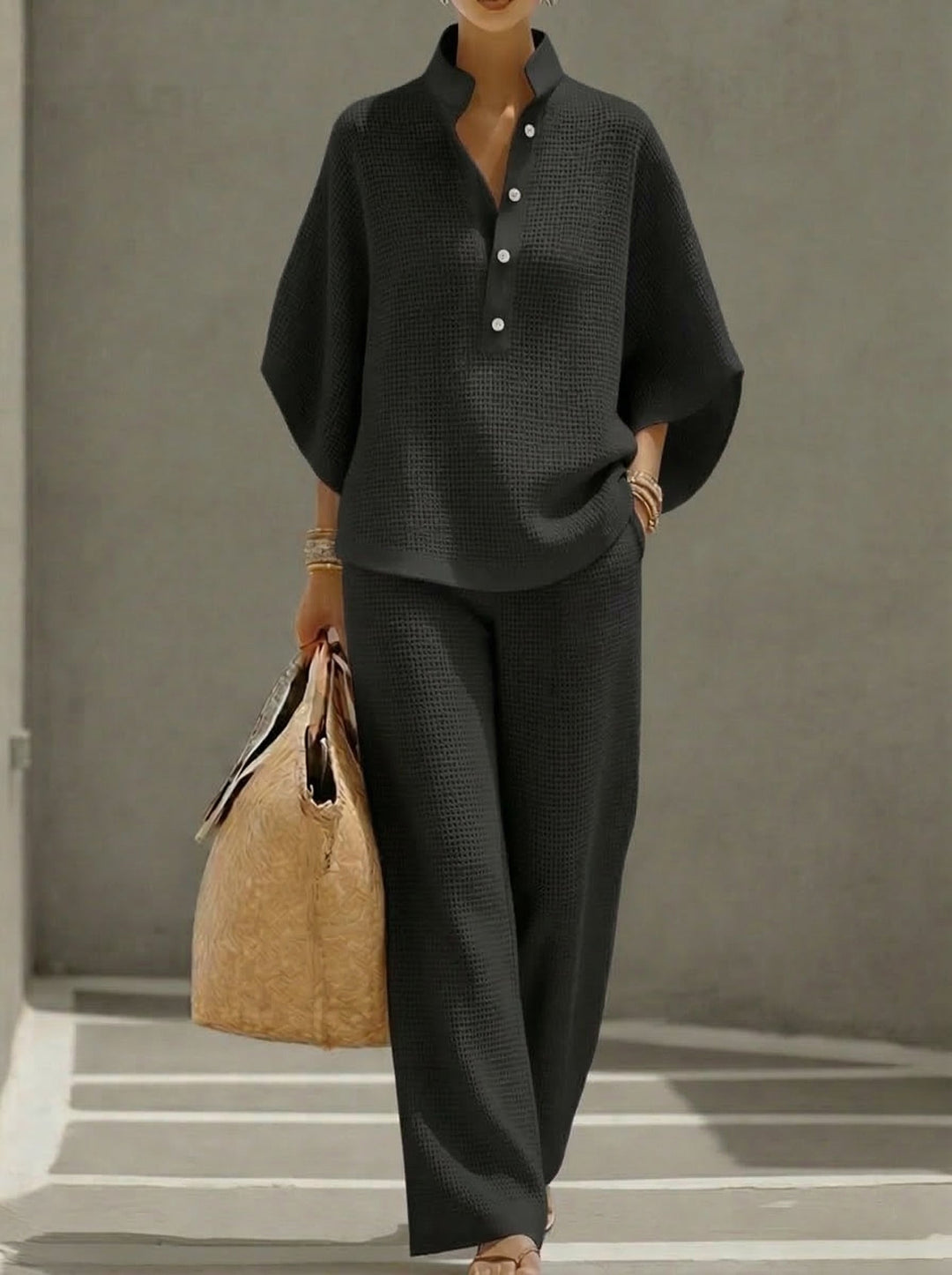 Alice | Two-Piece Women's Waffle Set