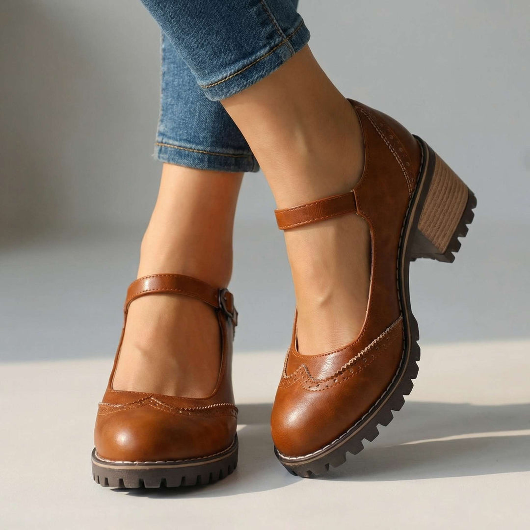 Marie | T-Strap Mary Jane Heels