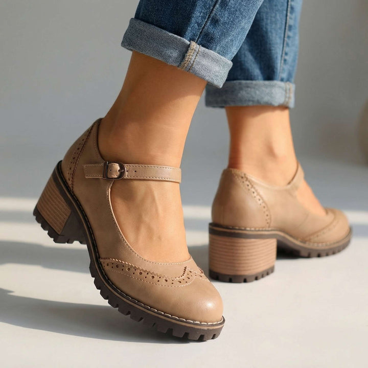 Marie | T-Strap Mary Jane Heels