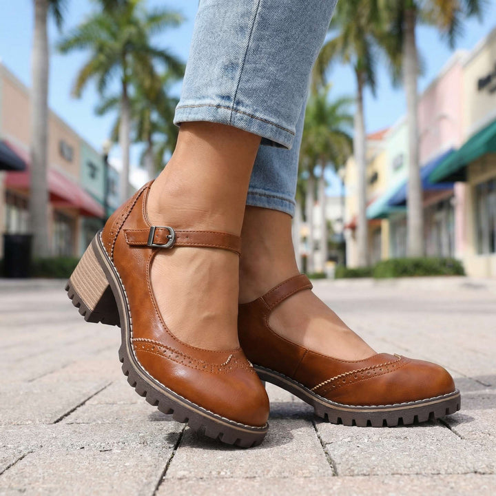 Marie | T-Strap Mary Jane Heels