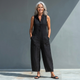 Margaret | Relaxed Sleeveless Jumpsuit