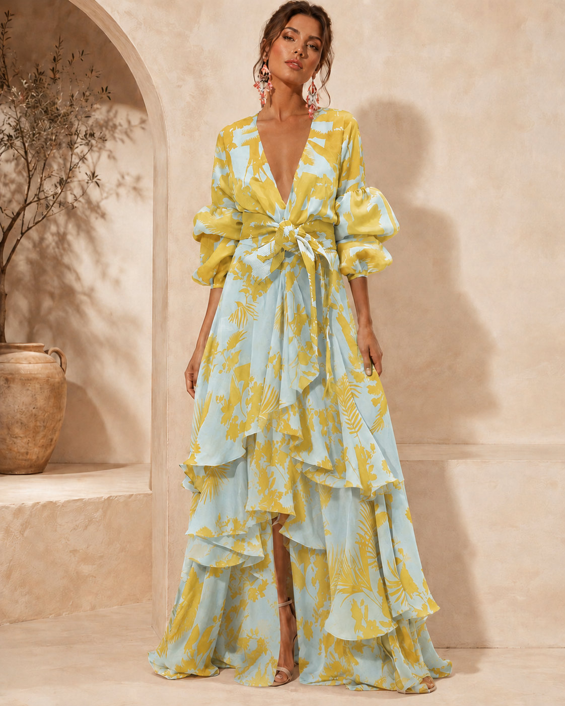 Constance™ Floral Tiered Maxi Dress