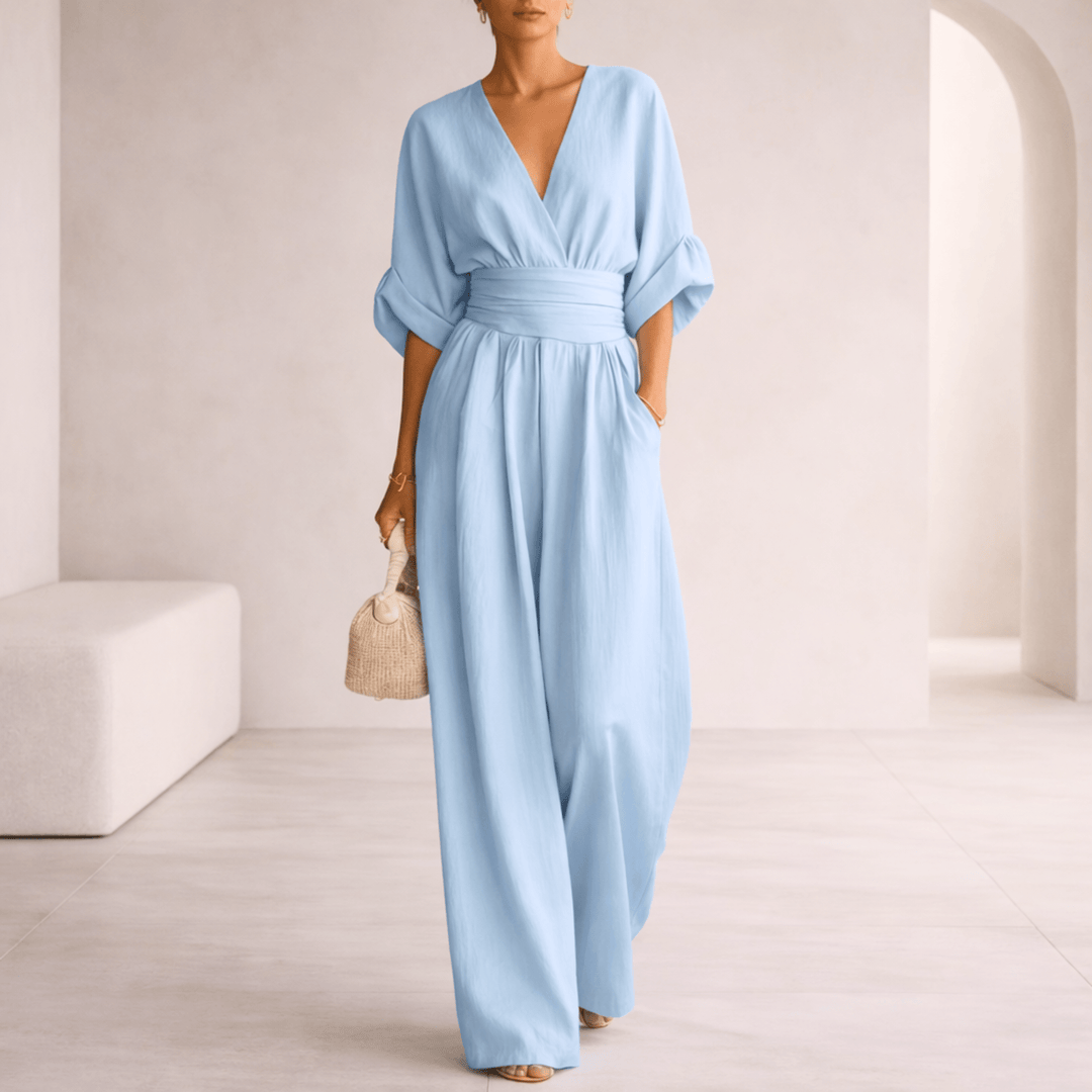 Elira | Essential V-Neck Jumpsuit