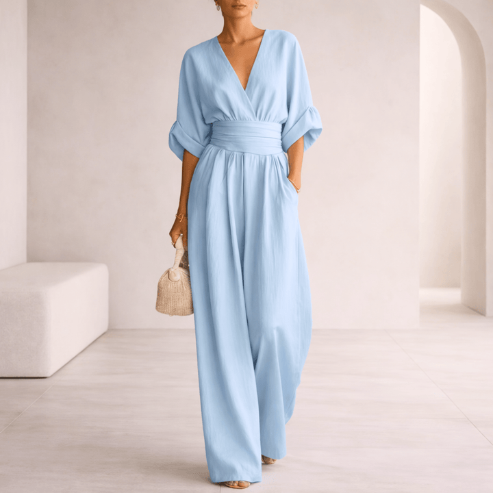 Elira | Essential V-Neck Jumpsuit
