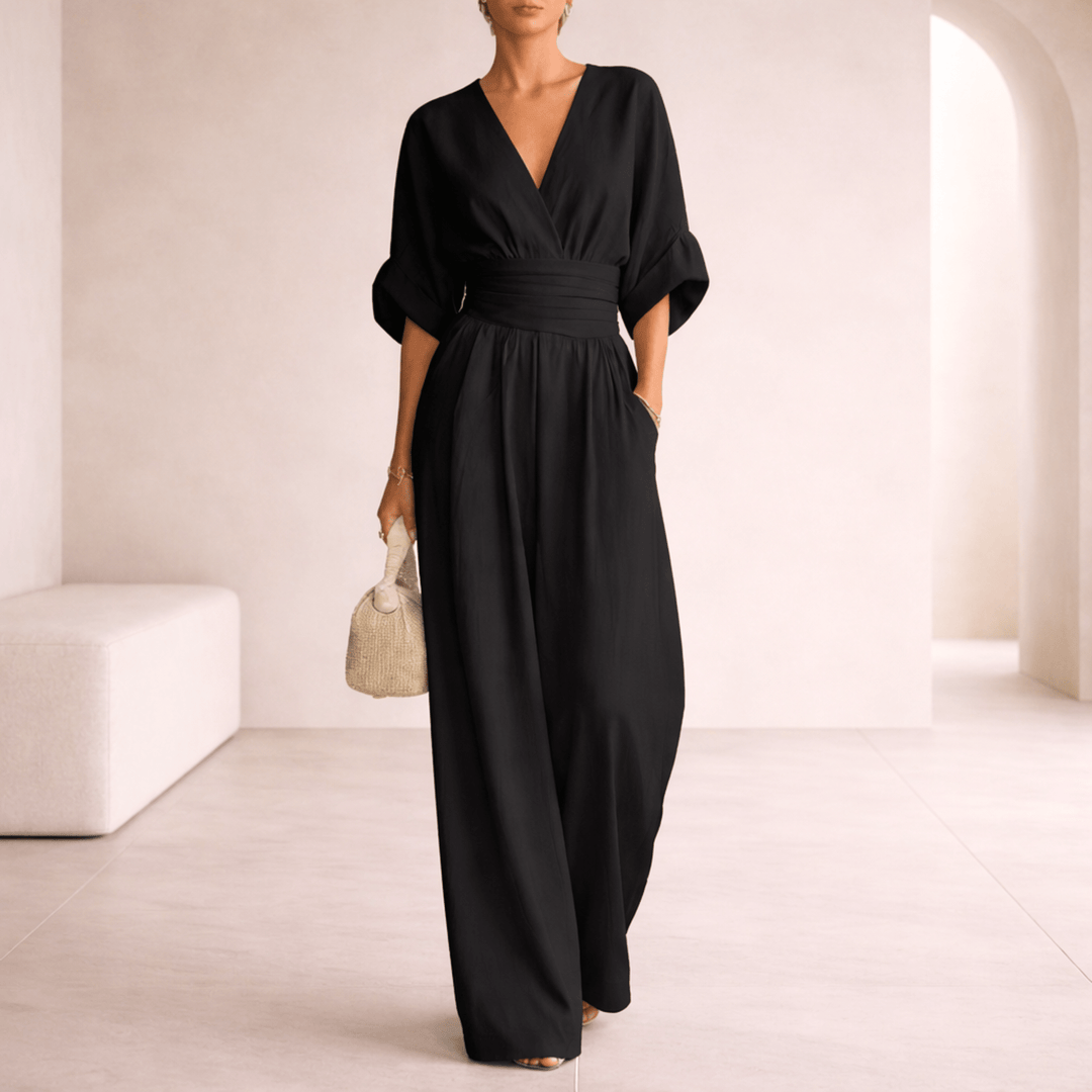 Elira | Essential V-Neck Jumpsuit