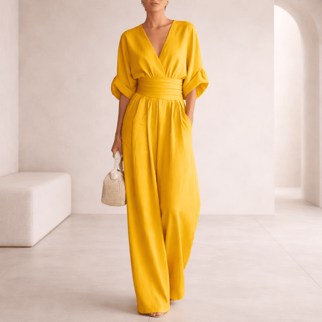 Elira | Essential V-Neck Jumpsuit